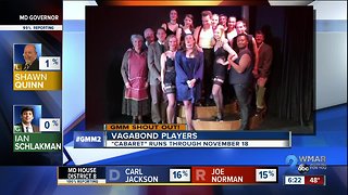 Good morning from the cast of Cabaret at Vagabond Players!