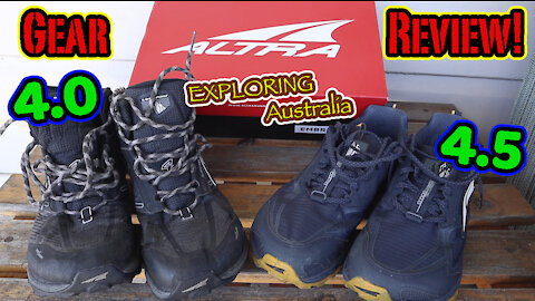 Exploring Australia GEAR REVIEW - Altra Lone Peaks 4.0 & 4.5