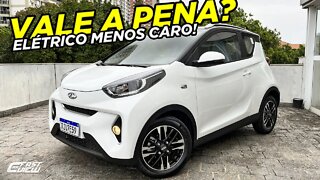 NOVO CAOA CHERY ICAR 2022 MELHOR E + BARATO COMPACTO ELÉTRICO PARA CIDADE COM ÓTIMO ACABAMENTO