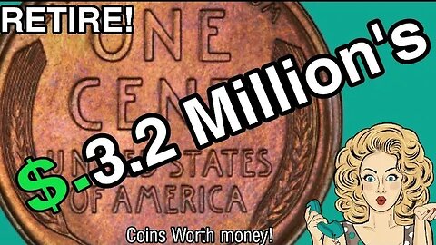 Top 5 ULTRA Lincoln PENNY RARE one cent Coins worth A LOT of MONEY! Coins worth money!