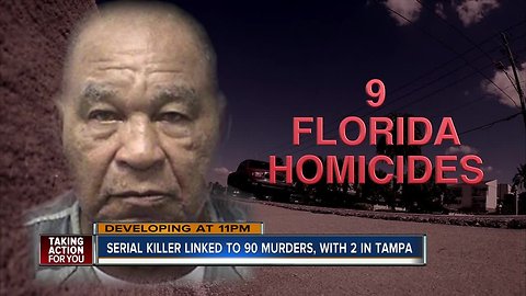 FBI: Serial killer who confessed to 90 murders says several killings took place in Tampa Bay area