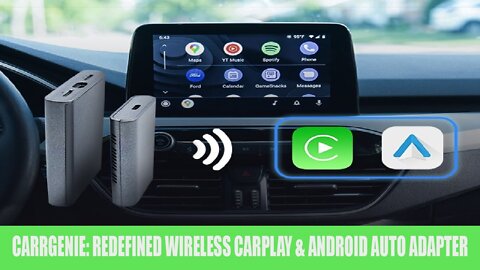 CarrGenie: Redefined Wireless Carplay & Android Auto Adapter