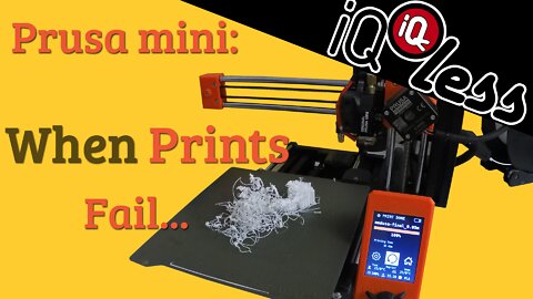Prusa Mini: When prints Fail...