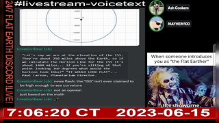 24/7 Flat Earth Discord Channel - Ash Cookem