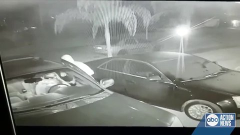 Watch: Manatee Co. car burglar caught in the act