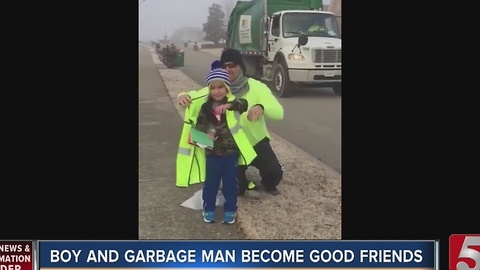 Viral: 4-Year-Old Gives Gift To Waste Crew