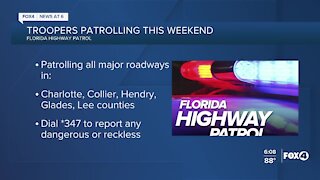 Florida Highway Patrol DUI enforcement detail this weekend