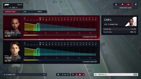 F1 Manager 2022 Season 3 Team Haas Race 6