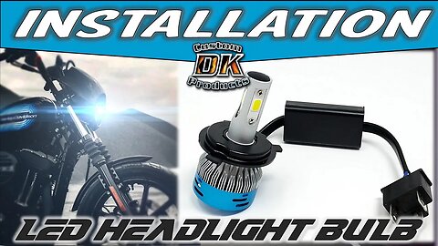 For Harley's - Step-by-Step Install of Drop-In LED Headlight Bulb