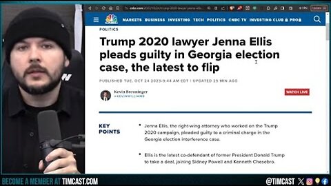 TRUMP LAWYER JENNA ELLIS PLEADS GUILTY IN RICO CASE, BETRAYS TRUMP, CRIES AND BEGS JUDGE FOR MERCY