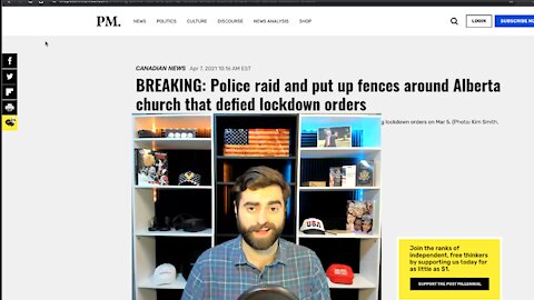 Alberta Church Walled & Fenced Off | Police Bar Worshippers From Building