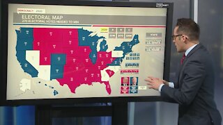 Latest look at the Electoral map with Biden ahead in Georgia