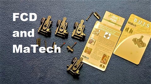 MaTech BUIS and Forward Controls Design's RKM Retrofix Kit for MaTech Back-up Iron Sight