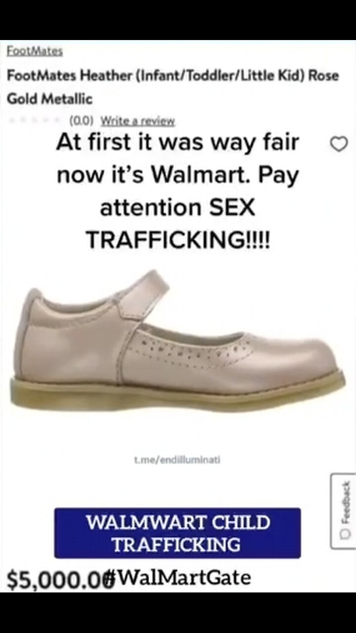 HIGH CRIMES CHILD SEX TRAFFICKING - WALMART GATE - FROM WAYFAIR TO WALMART