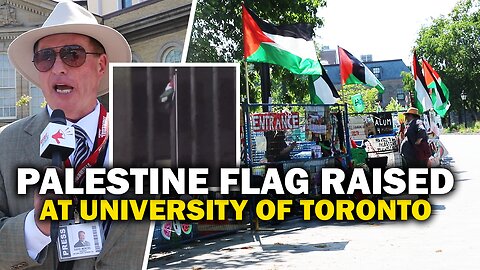 Shocker! No Canadian flags flying at U of T's 'Little Gaza'