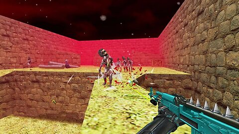 Counter-Strike: Zombie Escape Mod - ze_CampEscape_XReverse1 on Dawn of Dead