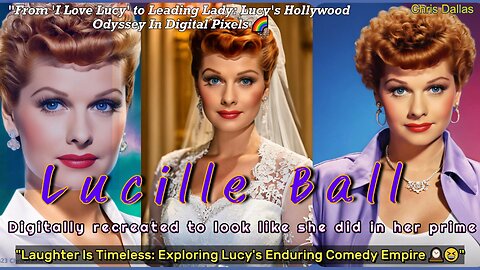 "From 'I Love Lucy' to Leading Lady: Lucy's Hollywood Odyssey In Digital Pixels 🌈
