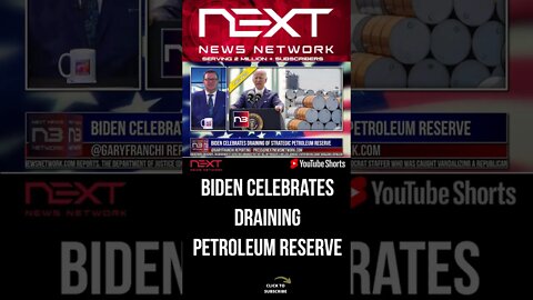 Biden Celebrates Draining of Strategic Petroleum Reserve #shorts