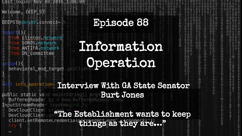 IO Episode 88 - Interview with GA State Senator Burt Jones