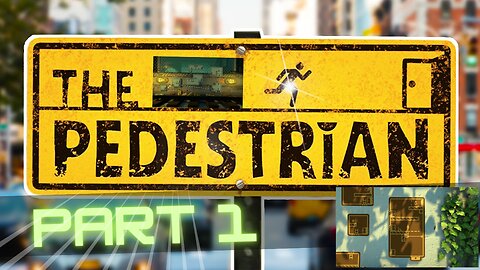 The Pedestrian - Gameplay Part 1 - No Commentary MOST UNIQUE GAME #gameplay#thepedestrian#indiegame