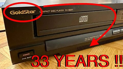 When LG was Goldstar and Made by Sony | Vintage CD Player Stripped Naked