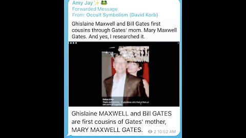 Ghislane Maxwell & Bill Gates related??