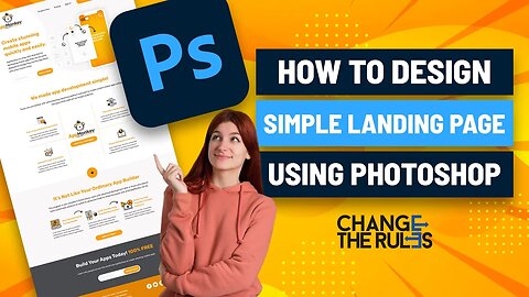 How to Design A Simple Landing Page Using Photoshop