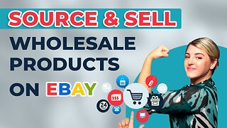 How to Source & Sell Wholesale Products on eBay WITHOUT a Warehouse [eBay fulfilment hack]