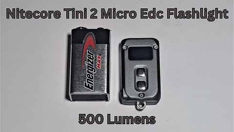 Nitecore Tini 2, Micro Edc 500 Lumen Keychain Flashlight