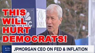 CNBC gets UNCOMFORTABLE after Chase CEO Jamie Dimon DROPS FACTS about Trump and MAGA!