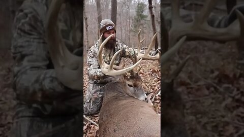 Giant Whitetail recovery 200”+ #deerhunting