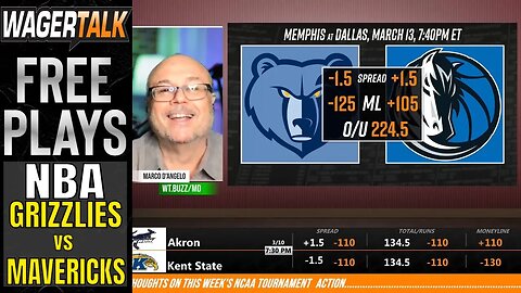 Memphis Grizzlies vs Dallas Mavericks Predictions & Picks | Free NBA Betting Tips | March 13