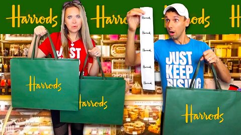 Can we BUY our WEEKLY FOOD SHOP at HARRODS for £30? Grocery haul