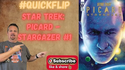 Star Trek: Picard - Stargazer #1 IDW #QuickFlip Comic Review Mike Johnson,Angel Hernandez #shorts