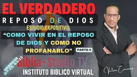 EL-VERDADERO-REPOSO-DE-DIOS-Parte-5 -(NEHEMIAS 13:1-22) VIVIR EN EL REPOSO DE DIOS Y NO PROFANARLO.