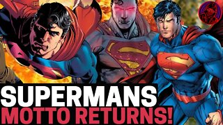 Superman RETURNS To ORIGINAL MOTTO! New Series DESTROYS Tom Taylors NEW CRINGE SUPERMAN!