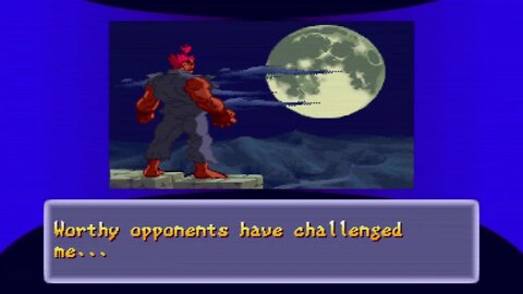 STREET FIGHTER ALPHA 2 AKUMA GAMEPLAY