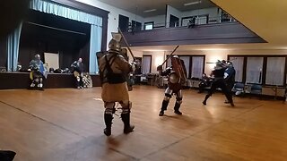 SCA Practice Nutley New Jersey 7/5/23 - Medieval sword and shield fighting