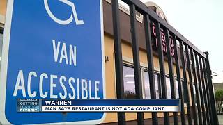 Warren man fights for better accessibility after encountering difficult handicap parking spots