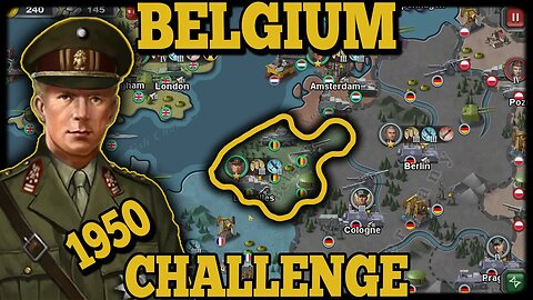 💥CHALLENGE BELGIUM 1950 FULL WORLD CONQUEST💥