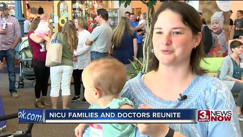 Families reunite with care-givers at NICU reunion
