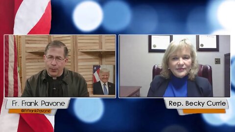 Father Frank interviews Rep. Becky Currie