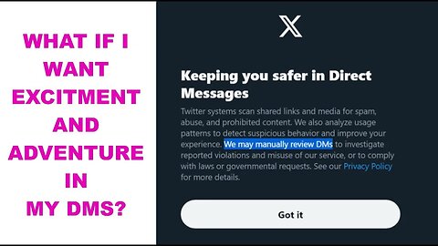 Twitter Wants You To Be Safe In DMs