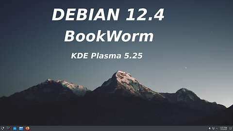 Installing and taking a look at Debian 12.4
