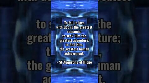 Romance, Adventure, and Achievement! – Saint Augustine * Christian Quotes * #shorts #augustine