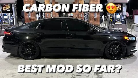 PUTTING CARBON FIBER ON MY FUSION!