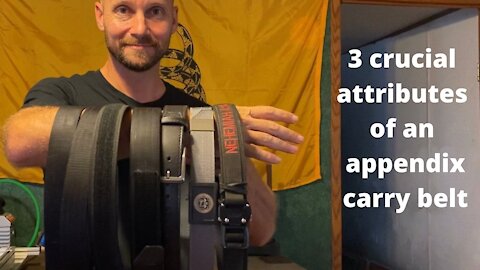 Best belts for appendix carry?