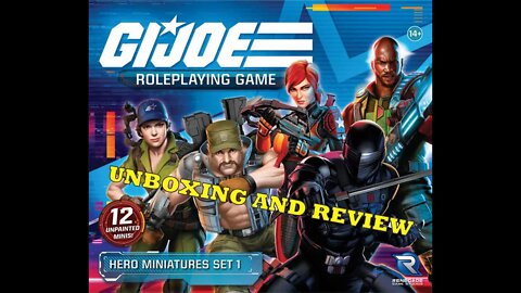 GI Joe RPG Miniatures Unboxing and Review