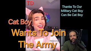 Cat Boy Wants To Join The Army