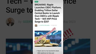 #Ripple keeps making moves!!! #cryptocurrency #cryptonews #investing #crypto #xrpripple #btc #xrp